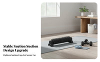 Full Body Use Suction Cup Massage Roller Solid Core Spiky Foam Roller with Stand High Load Capacity Fitness Equipment for Athletes, Home Gym