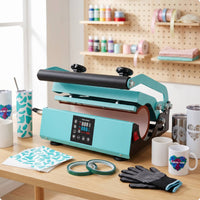 Clamshell Tumbler Heat Press Machine Electric Tumbler Heat Press Compact Sturdy for Crafters, Small Business Owners, Home Crafts, Gift Making