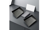 2 Pieces Shallow Seat Storage Box Black Seat Organizer Tray Multifunctional Car Accessory Easy to Install