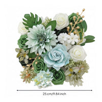 Faux Flower Arrangement Layered Artificial Flower Box Set Decorative Artificial Flowers with for Centerpieces