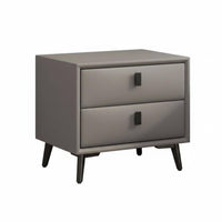 Minimalist design Two-Drawer End Table Modern Design Nightstand Space-Saving Storage Furniture space-efficient Size for Apartment Dwellers, homeowners, Bedroom, Small areas, Dorm Room, Entryway