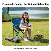 Foldable children's creaturethese chairsed Seat Portable creaturethese chairsed kids' Chair Lightweight Outdoor Furniture Sturdy Frame for Girls, young children, Parents, Camping, Fishing, al fresco dinings, Beach