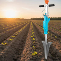 Quantitative Soil Enhancer Shovel Easy to Operate Subsoil Soil Enhancer Dispenser Manual Seeder Long-Lasting Manganese Steel