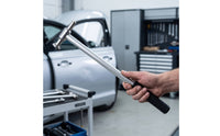Stainless Steel Indentation Repair Hammer with Interchangeable Tips Aluminum Alloy Paintless Indentation Repair Hammer Detachable Textured Grip for Auto Body Technicians, Car DIYers, Sheet Metal Work