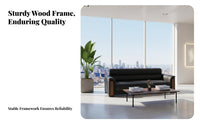 contemporary minimalist Design Business Couch and Table set Comfortable Backrest sectional Sofa Set high-density foam Office Furniture long-lasting Construction for Clients, Interior Designers, Waiting Room, Hotel Lobby