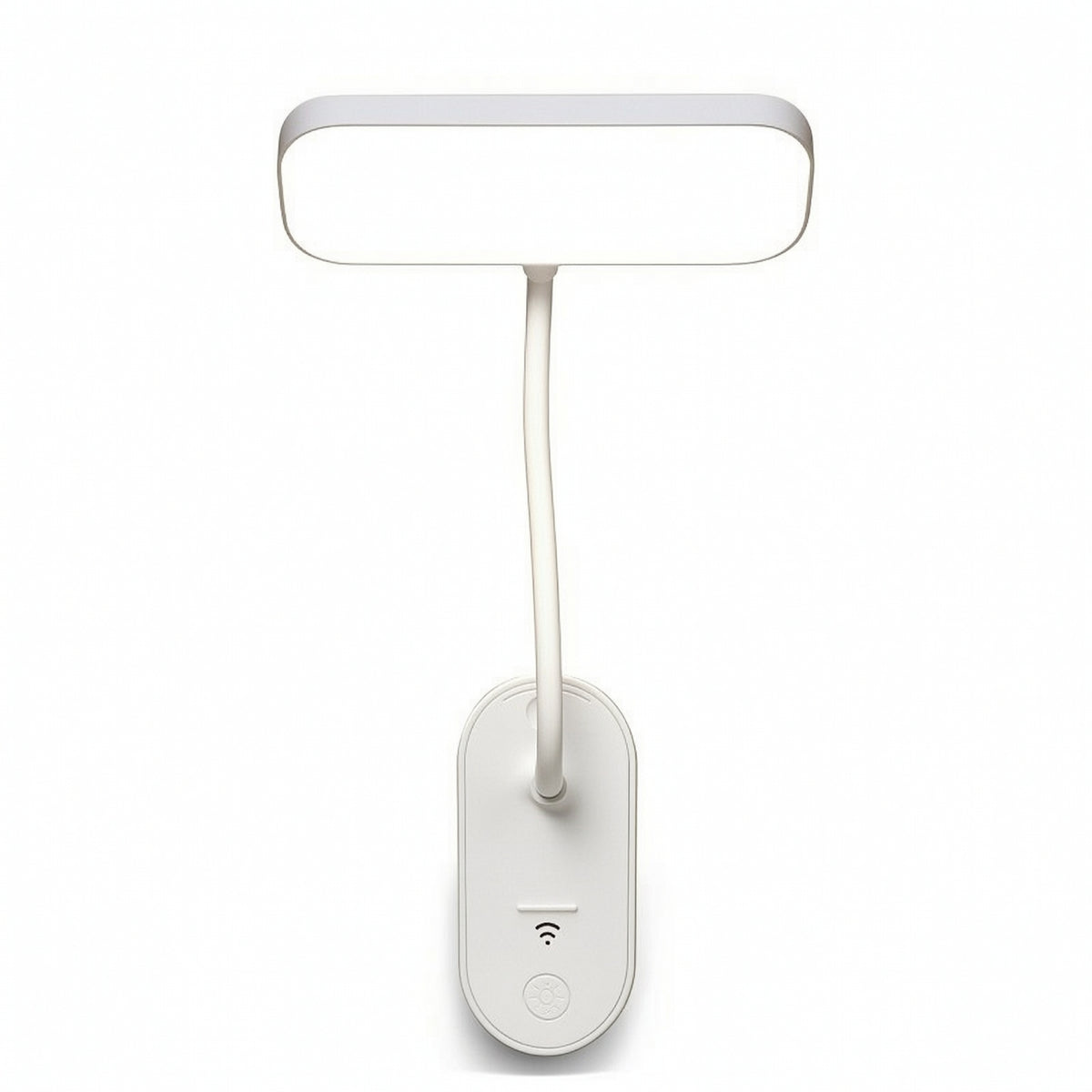 LED Clamp Desk Lamp Touch Control Clamp-on Lamp Adjustable Gooseneck Light Compact for Bedside, Dorm Room