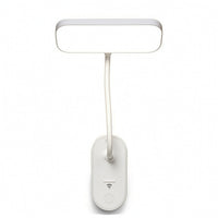 LED Clamp Desk Lamp Touch Control Clamp-on Lamp Adjustable Gooseneck Light Compact for Bedside, Dorm Room