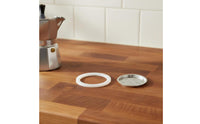 2 Pieces Leak Proof Stovetop Pot Gasket and Filter Set Easy to Replace Silicone Sealing Seal and Filter Plate