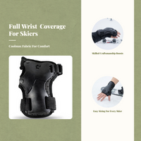 Wrist Guards, Breathable Ski Gloves, Outdoor Use