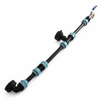 Tote Extension with Ball Shutoff Coarse-Thread Tote Adapter with Shutoff Leak-Resistant for Gardeners, Farmers, Rainwater Harvesting