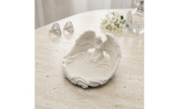 Sculpted Fairy Jewelry Tray Compact Winged Fairy Catchall Charming Angel Jewelry Dish Beautiful for Women, Bedside Table