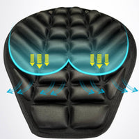 Waterproof Motorcycle Seat Cushion Sun-Proof Scooter Seat Cover Anti-Slip Design for Commuters, Summer Riding