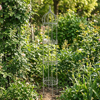 Climbing Plant Trellis, Metal Antique Bronze, Garden Trellis for Inserting for Flowering Plants, Clematis, Tomatoes, Ivy