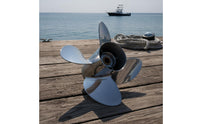 Stainless Steel Propeller Splined 4 Propeller Polished for Boaters