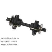 Bearing Included Rc Differential Gear Kit Upgrade Part Rc Front Rear Diff Gear Assembly Easy to Install Remote-Controlled Gearbox Set Wear Resistant for Hobbyists, Repair