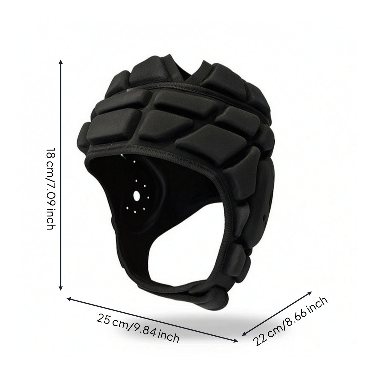 Padded Sports Helmet Shock Absorbing Open Face Helmet Impact Resistant Padded Headgear for Baseball Athletes, Athletes