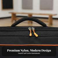 Lightweight Hulusi Carrying Case Portable Cucurbit Flute Bag Padded for Beginners, Children, Travel