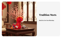 Year of the Horse Symbol Doll Good Luck Symbol Year of the Horse Stuffed Ie Blessing Souvenir Festive Atmosphere