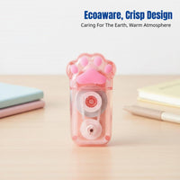 Creative Cat Paw Correction Tape, Kawaii Stationery, High Aesthetic, Office & School Supplies, Random Color