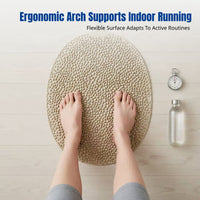Pineapple Acupressure Mat, Foot Massage Pad, Indoor Slow Running, Non-Slip, Large Size