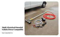 Powered Spray Wash Brush Mark-Safe Soft Bristles High Pressure Cleaning Brush for Bus Owners