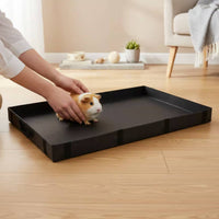 Guinea Pig Cage Liner Leak-Resistant Guinea Pig Cage Base Easy to Clean Hare Hutch Floor Mat for Small Animals