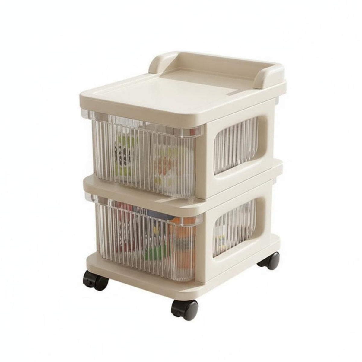 Rolling Drawer Cabinet Easy Assembly Multi-Drawer Rolling Cart
