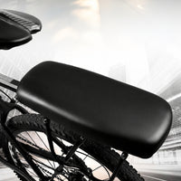 Easy to Install Passenger Seat with Mounting Base Sturdy Cycle Rear Seat Cushion Sturdy Bike Rear Rack Pad Soft for Passengers