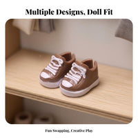 Doll Shoes Slit Rear Opening Doll Shoes Easy to Wear Tiny top for Display