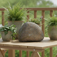 Artificial Landscape Rock Looking Faux Covered Stone Realistic Ornament for Gardeners