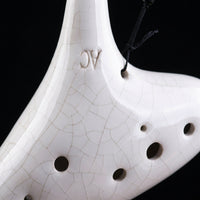 12 Hole Ocarina Instrument, Alto Instrument for Beginners, Ceramic Musical Instrument, Learning Ocarina with Bag, Gift for Kids
