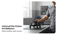 Tire Balancer Clamp Secure Clamping Holeless Tire Adapter High-Quality Steel Wheel Balancer Adapter for Mechanics, Auto Repair Shops