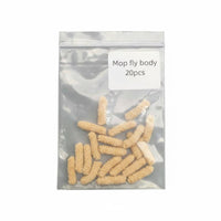 Mop Fly Body Material Bright Colors Soft Worm Fly Tying Material Realistic Imitation for Anglers