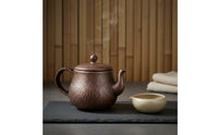 Thickened Thick Copper Teapot Antique Design Copper Teapot Heat-Resistant Cookware for Electric Ceramic Cooktop, Outdoor, Boiling Water