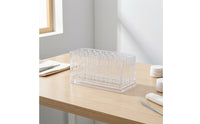 Nail Brush Holder with 26 Holes Clear Nail Brush Holder Pen Organizer Transparent Pen Display Stand Upright for Artists, Vanity