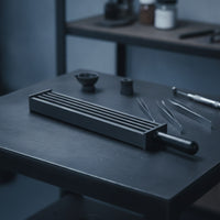 Iron Casting Cast with Wooden Handle Compact for Metalsmiths