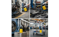2 Pieces Precision Manual Oil Can Compact Pump Oil Can with Nozzle Portable Handheld Oiler One-Handed for Mechanics, Machinists, Industrial Maintenance, Workshop, Garage