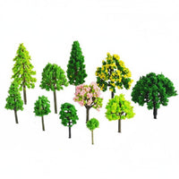 DIY Project Kit Miniature Model Trees Realistic Appearance Architectural Model Trees Handmade Miniature Scene Tree Set Assorted Styles for Architects, Students