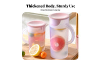 Pitcher with Lid High Temperature Resistant Refrigerator Pitcher Food Grade Cold Water Kettle for Health-Conscious Individuals, Adults