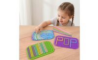 Silicone Sensory Board with Sticks Hands-on for Home