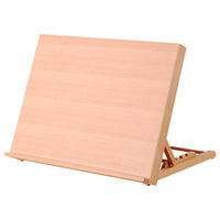 Desktop Multifunctional A2 Drawing Board Easel Wooden for Beginners Sketch Gouache Watercolor Foldable A3