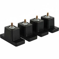 4 Pieces Air Condition shock absorb Noise Reducing Cooling Condenser Shock Absorbing Feet Universal Fit Cooling Outdoor Unit Mounting Foot
