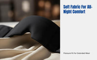 Weighted sleep mask, total blackout, deep comfort, breathable, unisex adult
