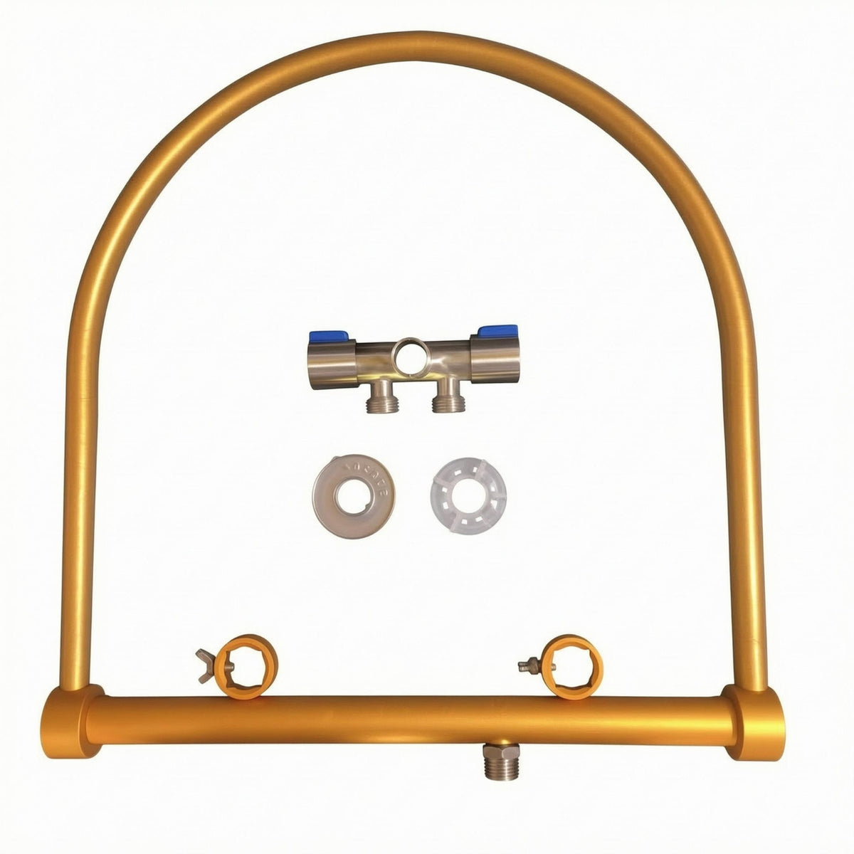 Mounting Rings Water Circulation Accessory Cylindrical Water Circulation Frame Smooth Finish Shampoo Bed Connector