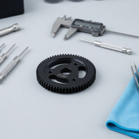 1/6 RC 62T Gear Heat-Treated Steel Gear with Lightening Cutouts Low Wear for Hobbyists