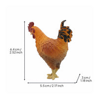 Animal Simulation Toy Realistic Figure Hand-Painted Small Animal Statue for Kindergarten, Classroom