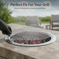 Stainless Steel BBQ Grill Grate for Outdoor Grilling and Smoking