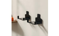 2 Pieces Heavy-Duty String Trimmer Hangers Industrial Shovel Holders Sturdy Garden Tool Organizers Space-Saving for Gardeners, Homeowners, Shed, Garage