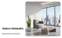 3 Pieces Minimalist Design circular table and 2 Upholstered Chairs Modern design Conversation Set Comfortable Seating Indoor Furniture Stable Base for Interior Designers, Business Owners, Reception Area, Hotel, Living Room, morning dining corner