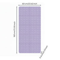 Portable Exercise Mat with Storage Bag Cushioned Foldable Exercise Mat Thick Lightweight for Office